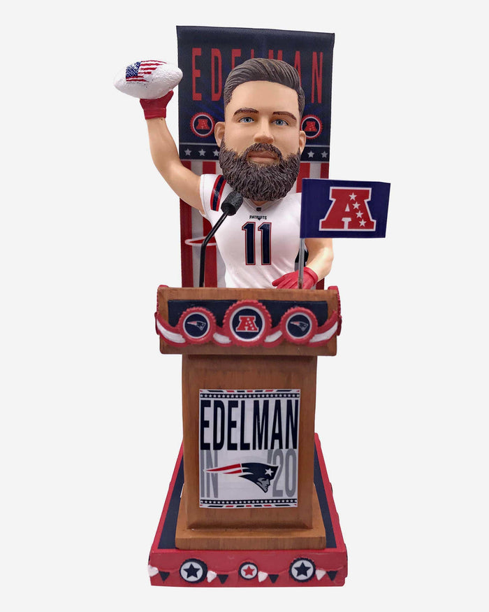 Julian Edelman New England Patriots Swing Vote Series Bobblehead FOCO - FOCO.com