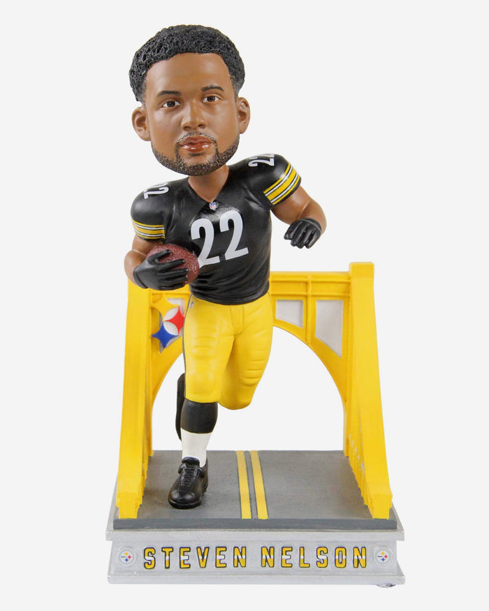 Steven Nelson Pittsburgh Steelers Thematic Bobblehead FOCO - FOCO.com