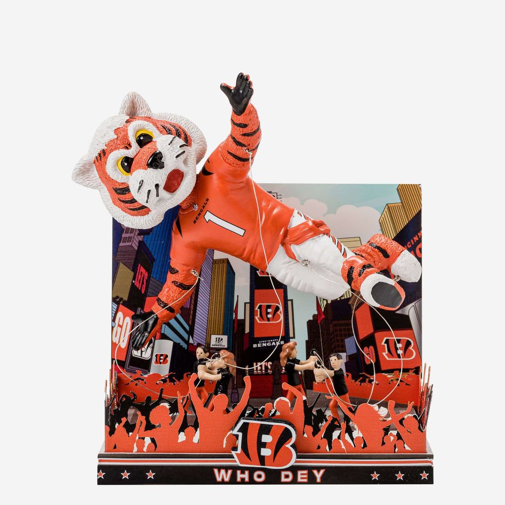 Who Dey Cincinnati Bengals Thanksgiving Mascot Bobblehead FOCO - FOCO.com