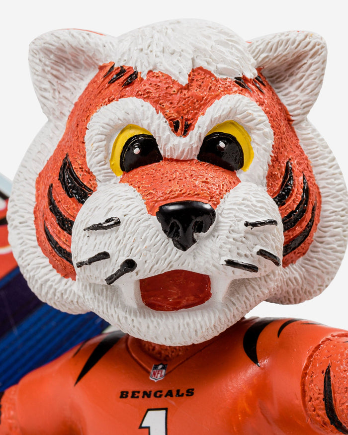 Who Dey Cincinnati Bengals Thanksgiving Mascot Bobblehead FOCO - FOCO.com