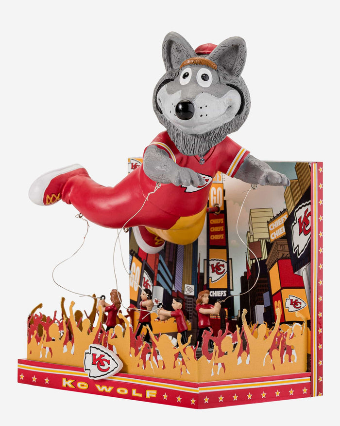 KC Wolf Kansas City Chiefs Thanksgiving Mascot Bobblehead FOCO - FOCO.com