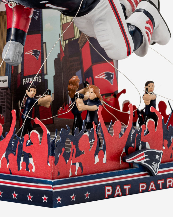 Pat The Patriot New England Patriots Thanksgiving Mascot Bobblehead FOCO - FOCO.com