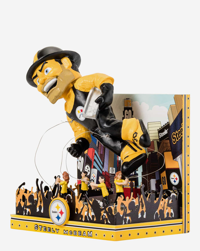 Steely McBeam Pittsburgh Steelers Thanksgiving Mascot Bobblehead FOCO - FOCO.com