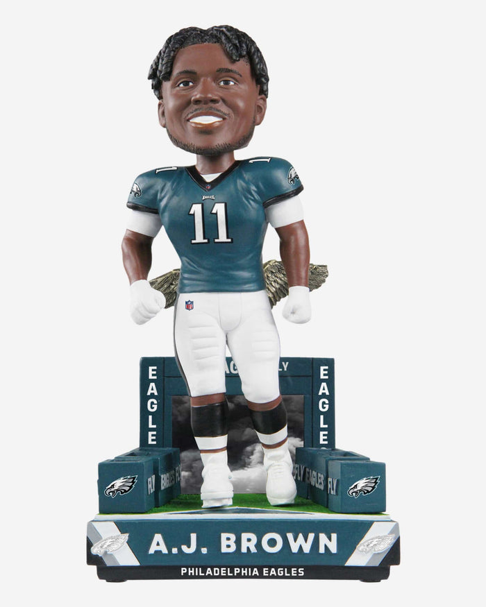 AJ Brown Philadelphia Eagles Tunnel Entrance Bobblehead FOCO - FOCO.com