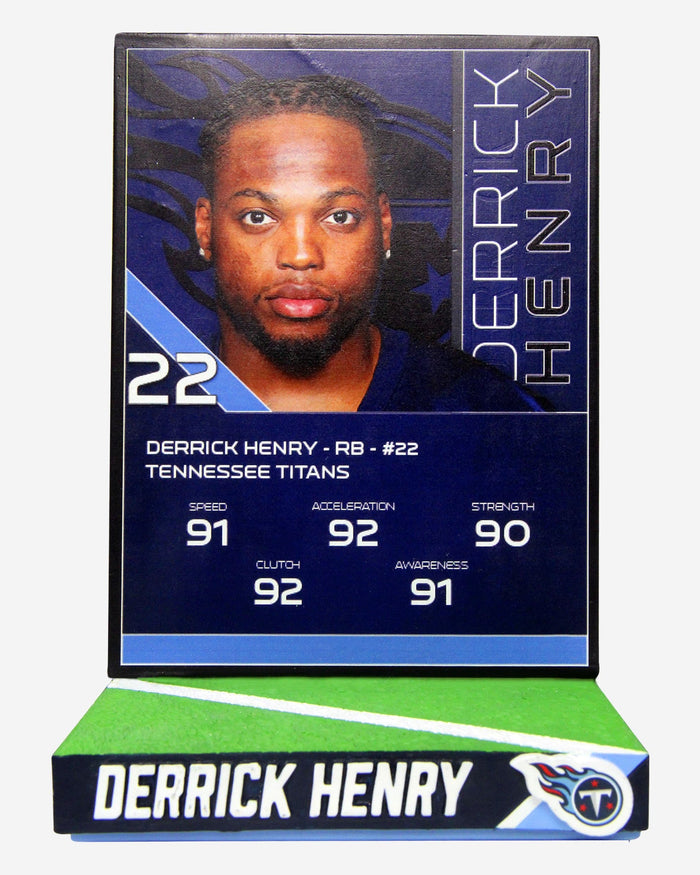 Derrick Henry Tennessee Titans Ratings Card Bobblehead FOCO - FOCO.com
