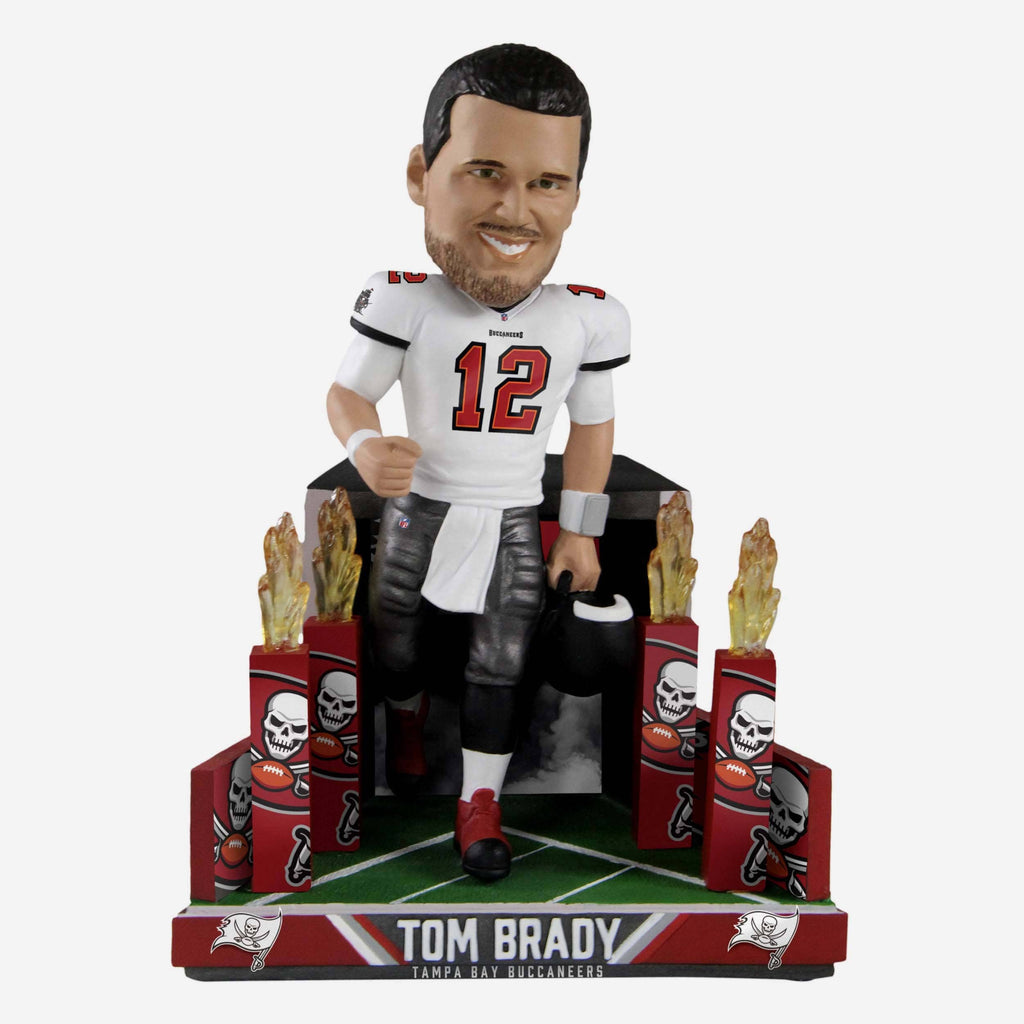 Tom Brady Tampa Bay Buccaneers Pregame Tunnel Entrance Bobblehead FOCO - FOCO.com