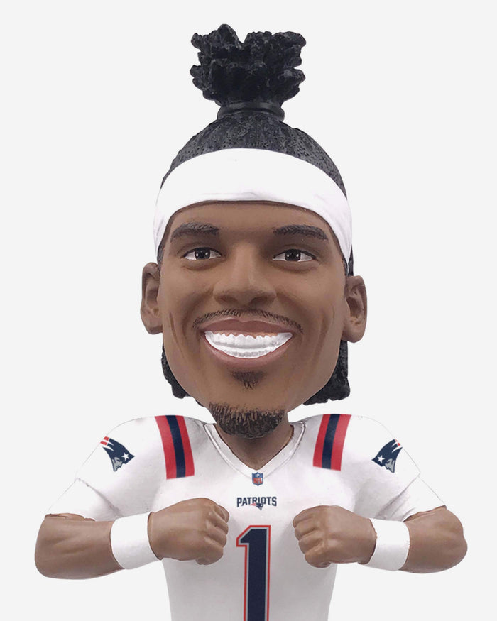 Cam Newton New England Patriots Welcome Bobblehead FOCO - FOCO.com