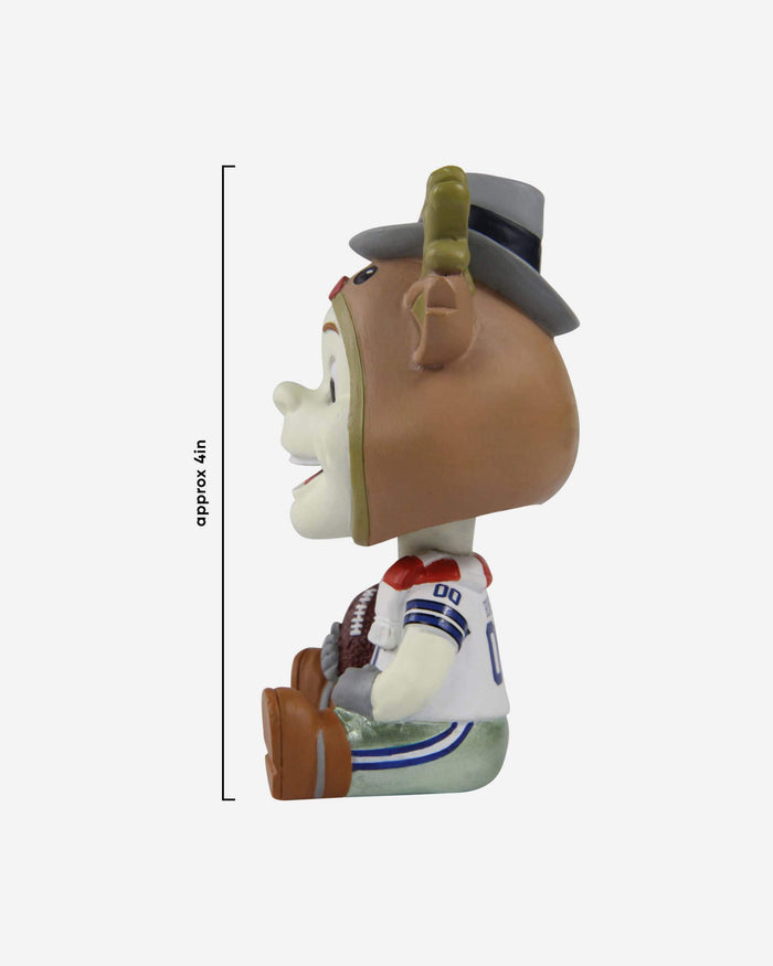 Rowdy Dallas Cowboys Christmas Mascot Bobble Bro Mini Bobblehead FOCO - FOCO.com