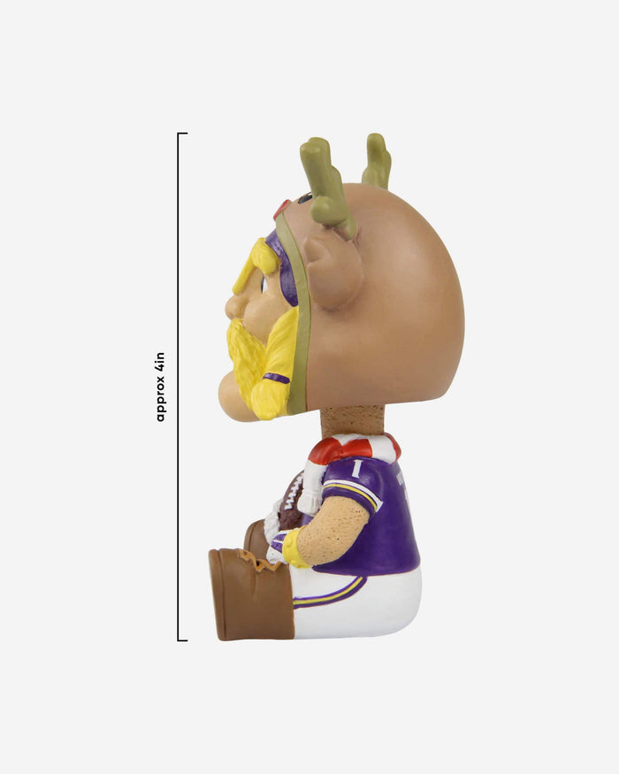 Viktor The Viking Minnesota Vikings Christmas Mascot Bobble Bro Mini Bobblehead FOCO - FOCO.com
