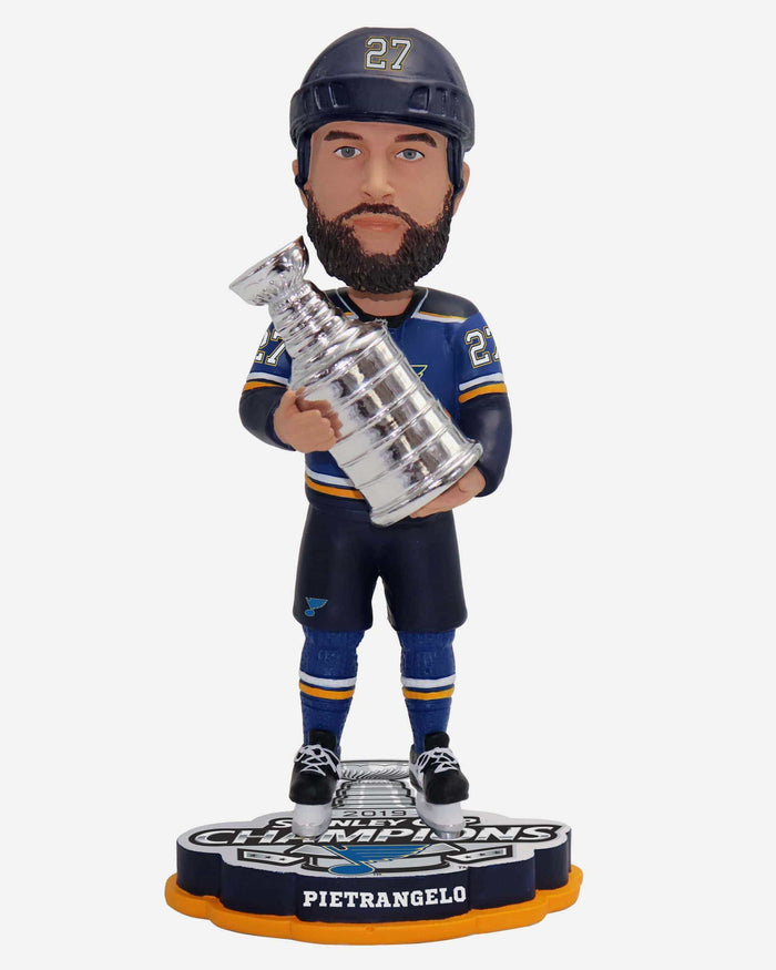 Alex Pietrangelo St Louis Blues 2019 Stanley Cup Champions Bobblehead FOCO - FOCO.com