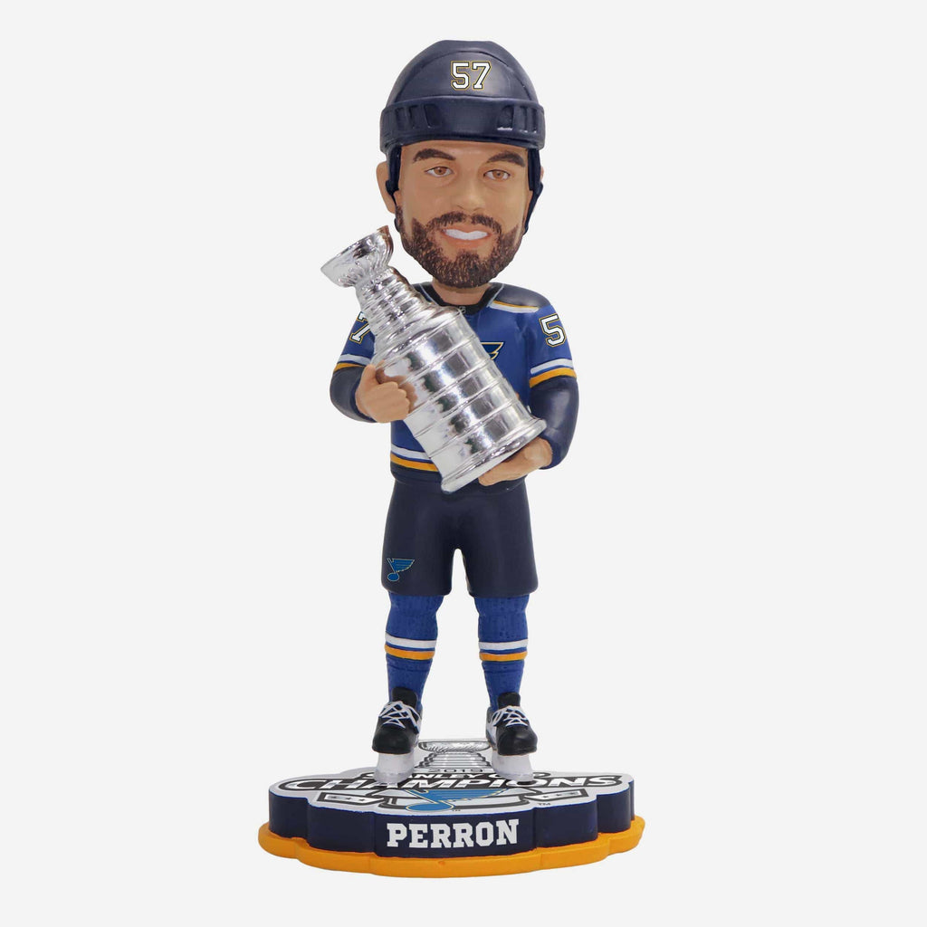 David Perron St Louis Blues 2019 Stanley Cup Champions Bobblehead FOCO - FOCO.com