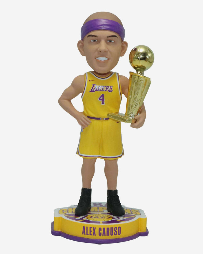 Alex Caruso Los Angeles Lakers 2020 NBA Champions Bobblehead FOCO - FOCO.com