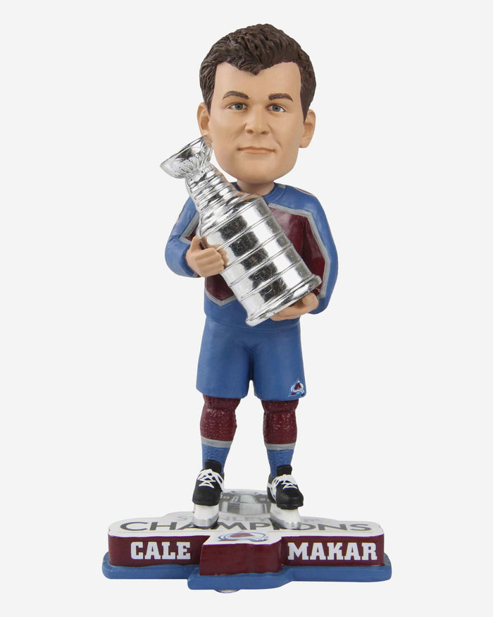 Cale Makar Colorado Avalanche 2022 Stanley Cup Champions Bobblehead FOCO - FOCO.com