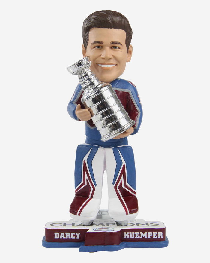 Darcy Kuemper Colorado Avalanche 2022 Stanley Cup Champions Bobblehead FOCO - FOCO.com