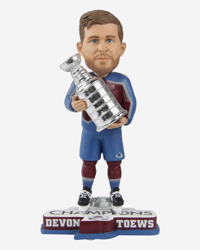 Devon Toews Colorado Avalanche 2022 Stanley Cup Champions Bobblehead FOCO - FOCO.com