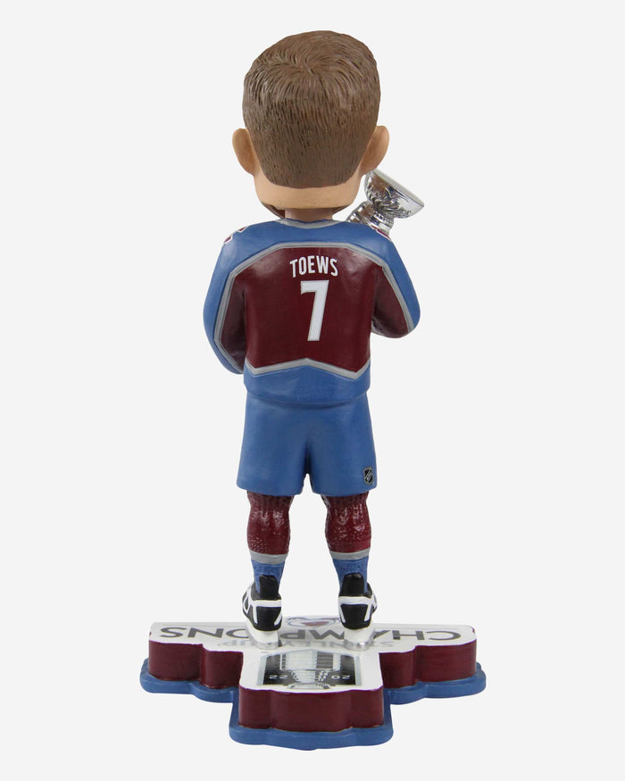 Devon Toews Colorado Avalanche 2022 Stanley Cup Champions Bobblehead FOCO - FOCO.com