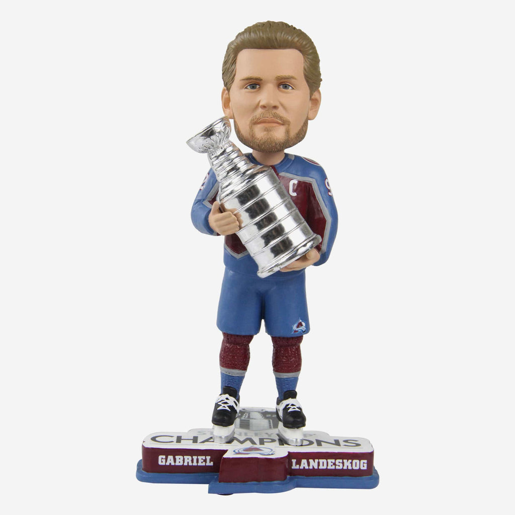 Gabriel Landeskog Colorado Avalanche 2022 Stanley Cup Champions Bobblehead FOCO - FOCO.com