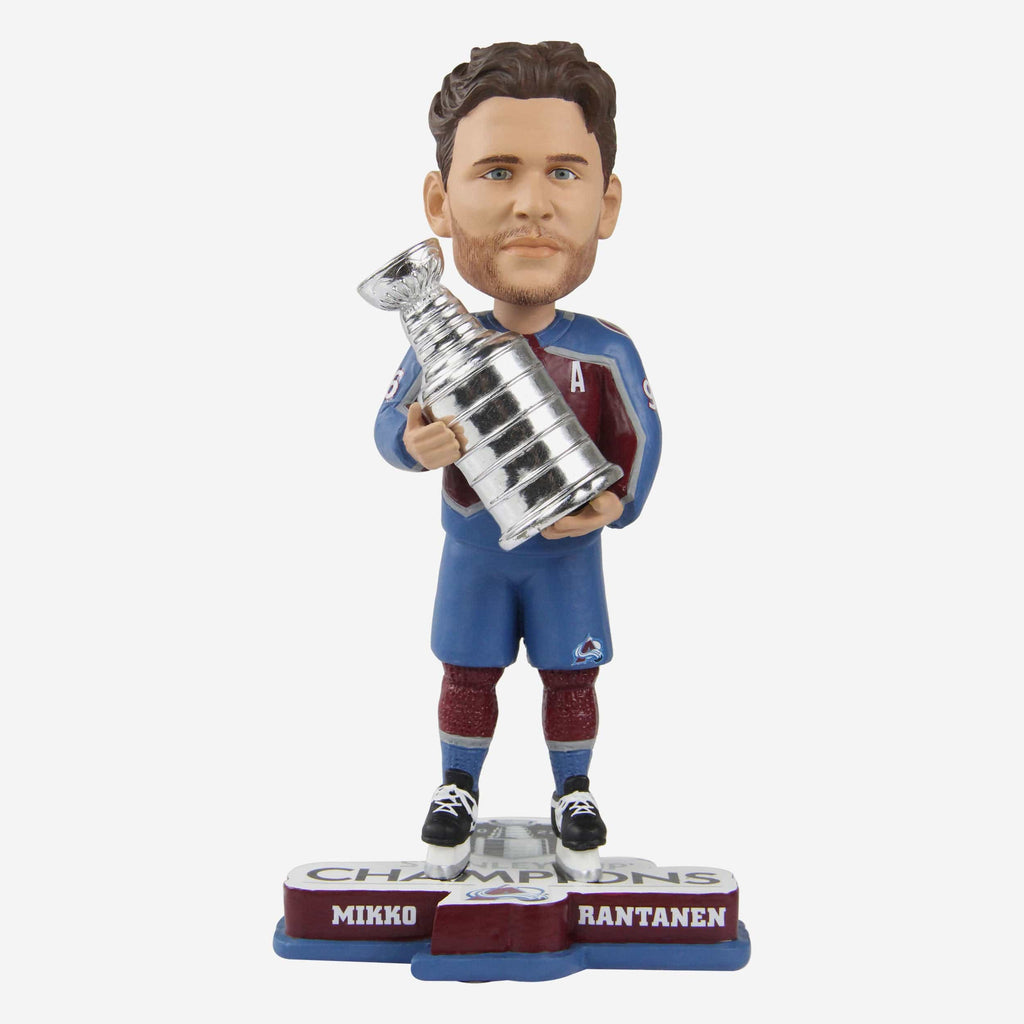 Mikko Rantanen Colorado Avalanche 2022 Stanley Cup Champions Bobblehead FOCO - FOCO.com