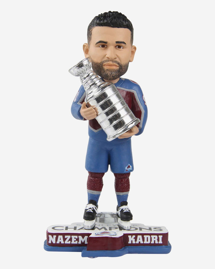 Nazem Kadri Colorado Avalanche 2022 Stanley Cup Champions Bobblehead FOCO - FOCO.com