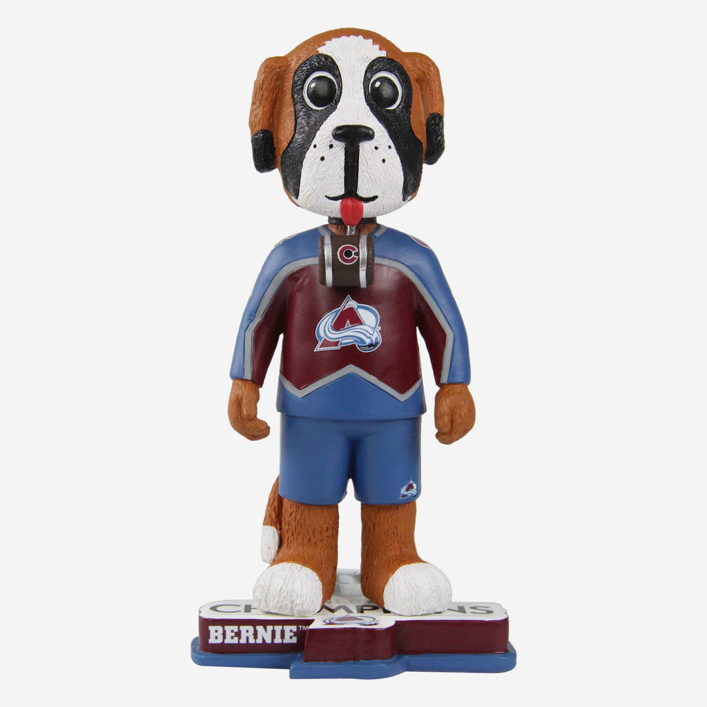 Bernie Colorado Avalanche 2022 Stanley Cup Champions Mascot Bobblehead FOCO - FOCO.com