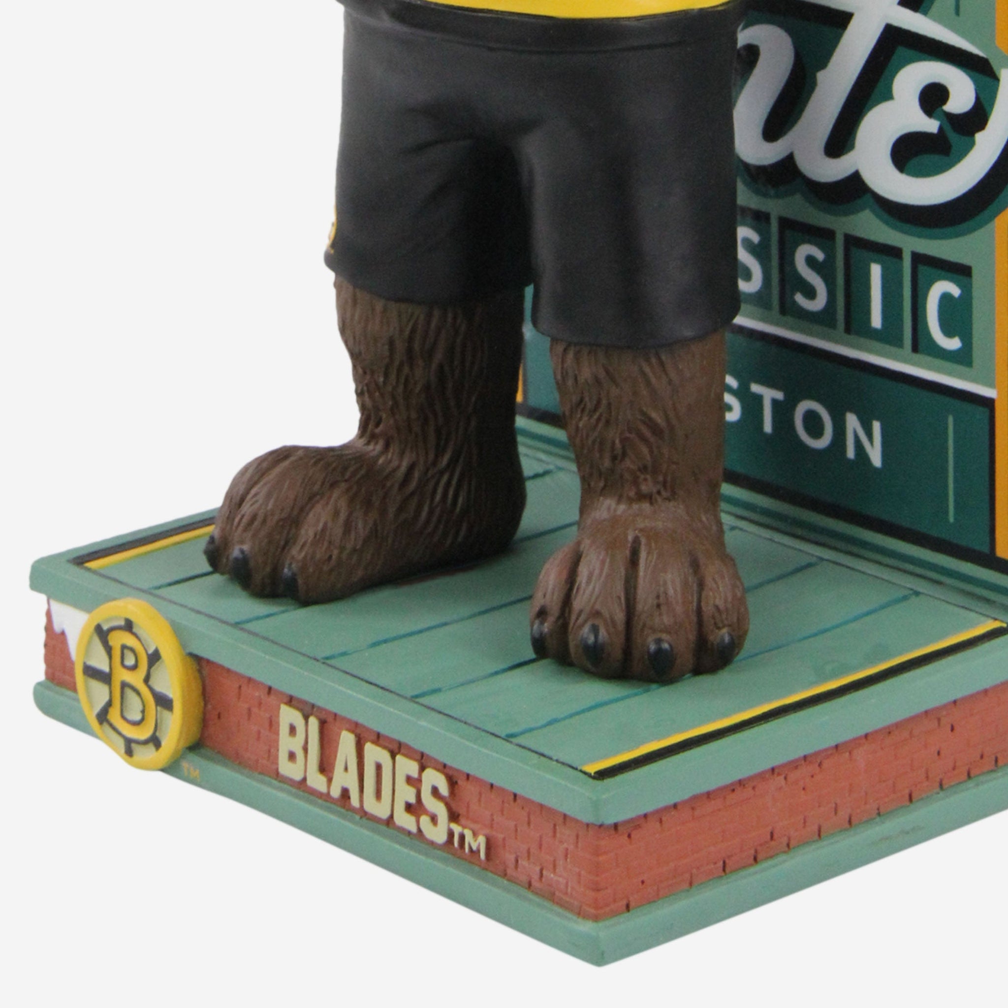 NHL Boston Bruins Blades Bear Mascot Knit Plush Doll Figure Bleacher  Creature