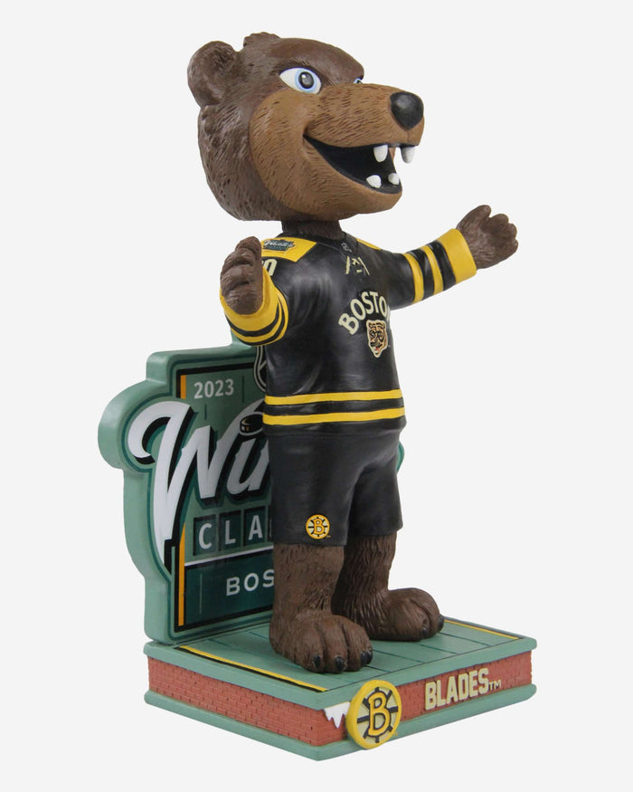 Blades The Bear Boston Bruins 2023 Winter Classic Mascot Bobblehead FOCO - FOCO.com
