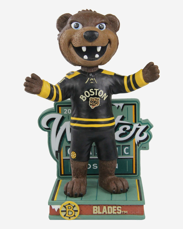 Blades The Bear Boston Bruins 2023 Winter Classic Mascot Bobblehead FOCO - FOCO.com