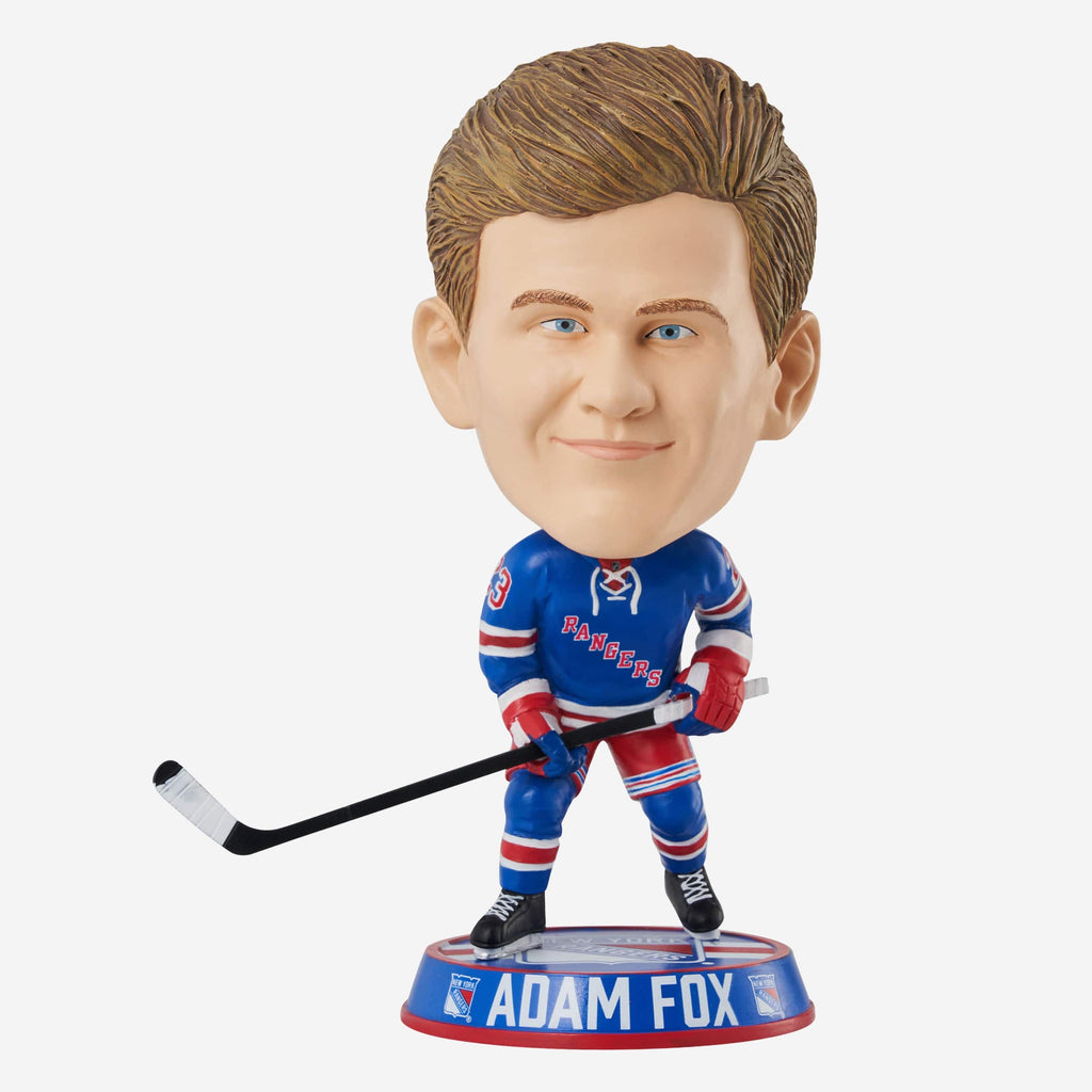 Adam Fox New York Rangers Bighead Bobblehead FOCO - FOCO.com