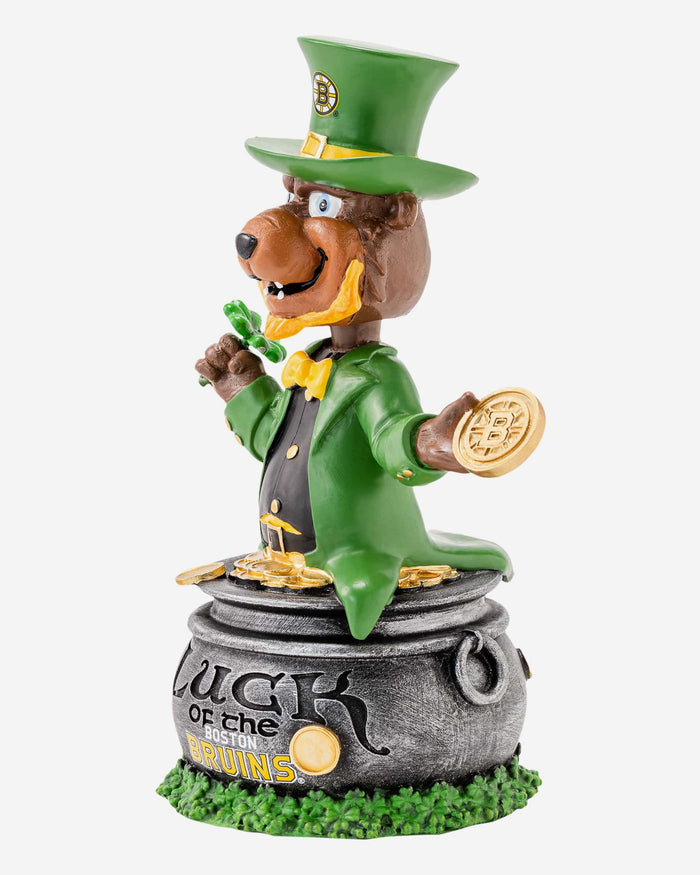 Blades the Bear Boston Bruins Saint Patricks Day Mascot Bobblehead FOCO - FOCO.com