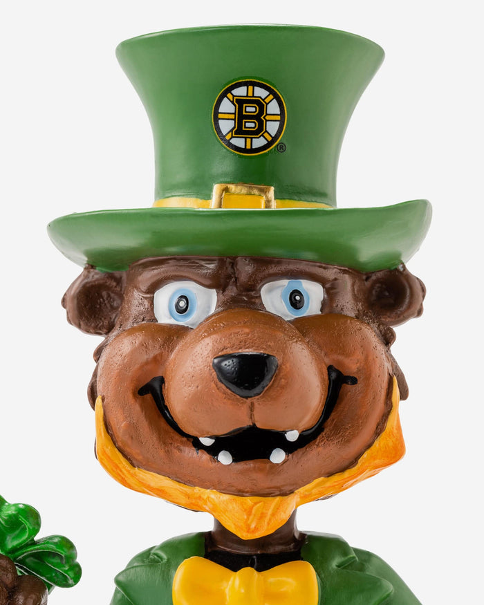 Blades the Bear Boston Bruins Saint Patricks Day Mascot Bobblehead FOCO - FOCO.com