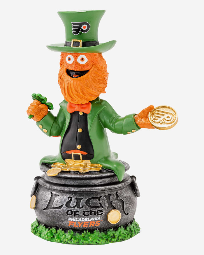 Gritty Philadelphia Flyers Saint Patricks Day Mascot Bobblehead FOCO - FOCO.com