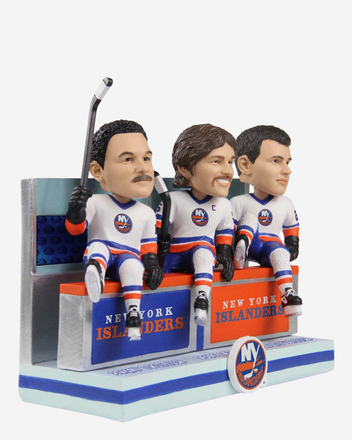 Bryan Trottier & Denis Potvin & Brent Sutter New York Islanders Line Change Triple Bobblehead FOCO - FOCO.com