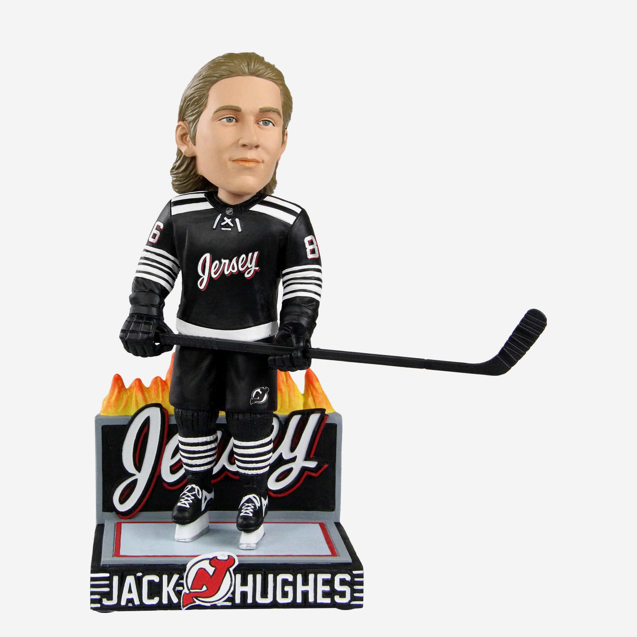 Jack Hughes New Jersey Devils Alternate Jersey Bobblehead FOCO