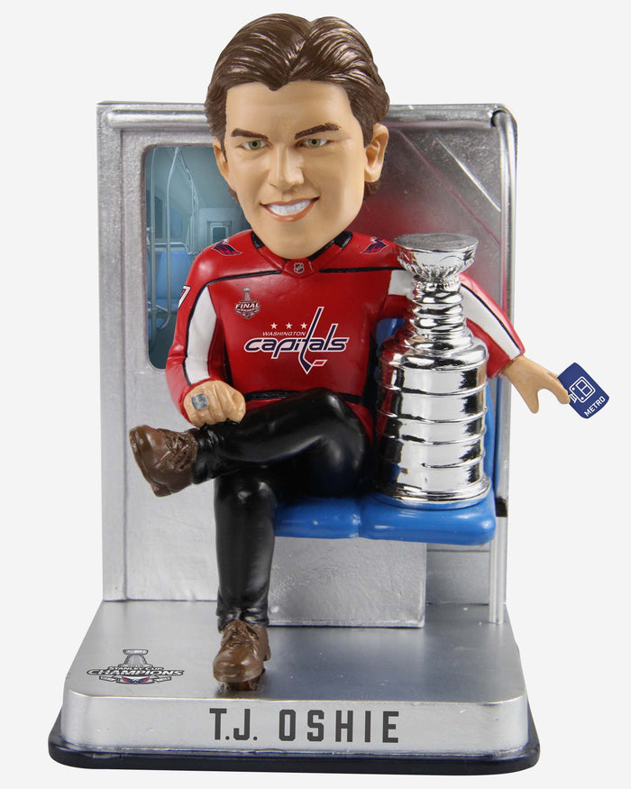 TJ Oshie Washington Capitals Champ Metro Bobblehead FOCO - FOCO.com