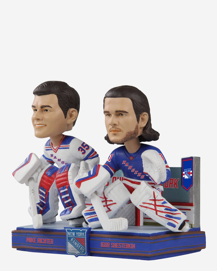 Mike Richter & Igor Shesterkin New York Rangers Then And Now Bobblehead FOCO - FOCO.com