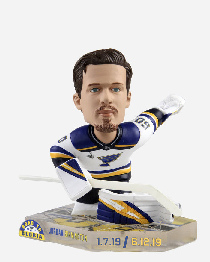 Jordan Binnington St Louis Blues Road To Gloria Bobblehead FOCO - FOCO.com