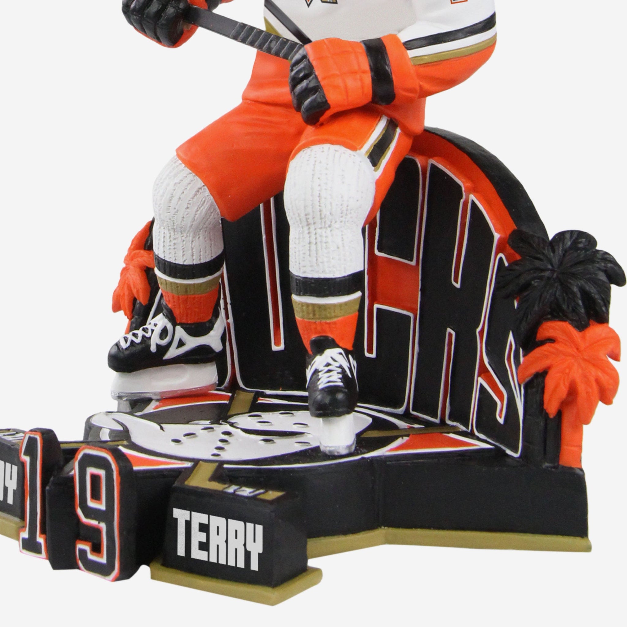 NHL Anaheim Ducks Custom Name Number White Orange Reverse Retro