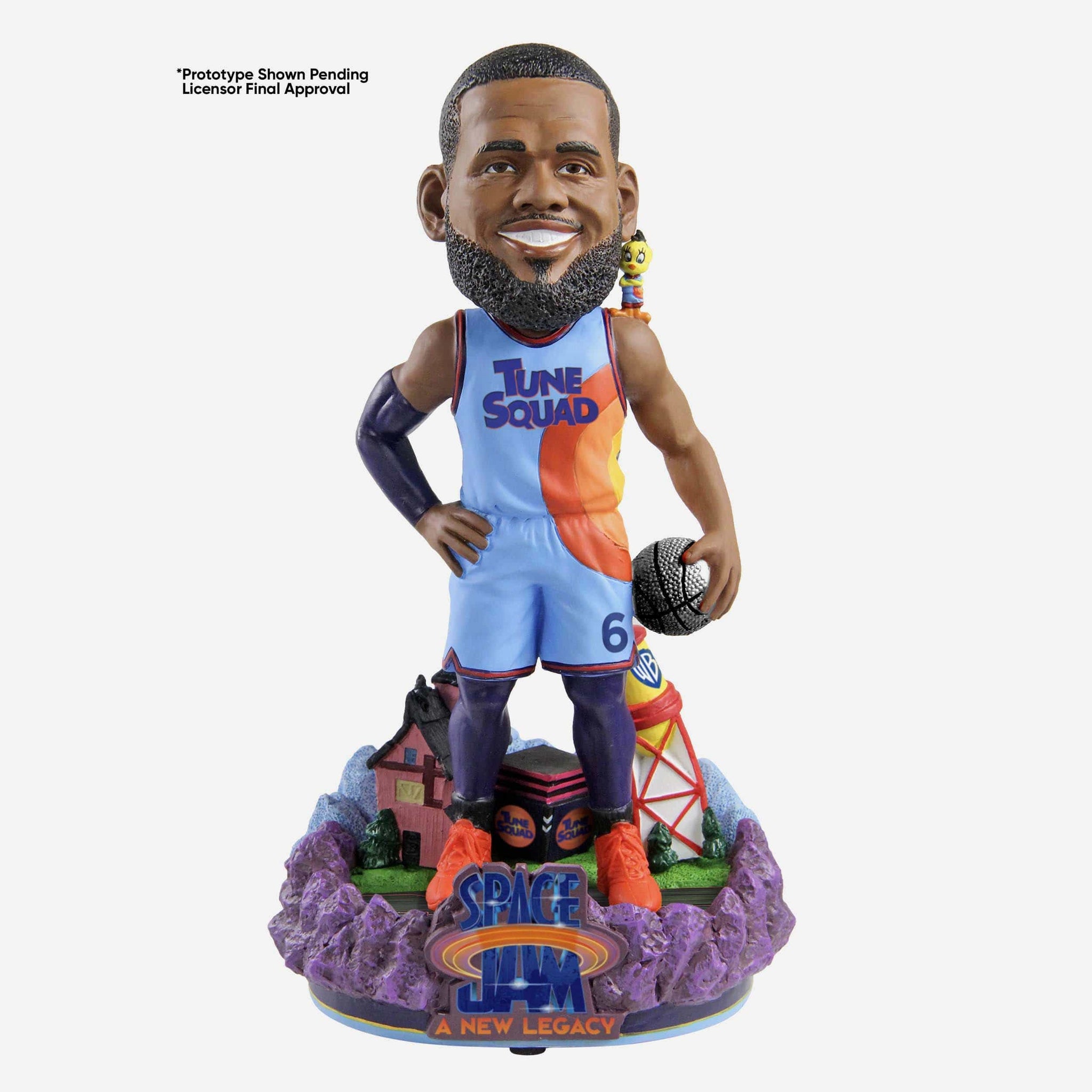 Bugs Bunny Space Jam: A New Legacy Tune Squad Court Bobblehead