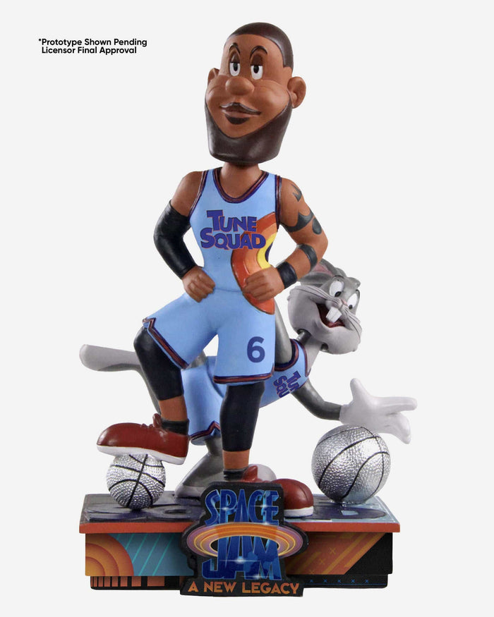 LeBron James & Bugs Bunny Space Jam: A New Legacy Tune Squad Cartoon Chase Bobblehead FOCO - FOCO.com