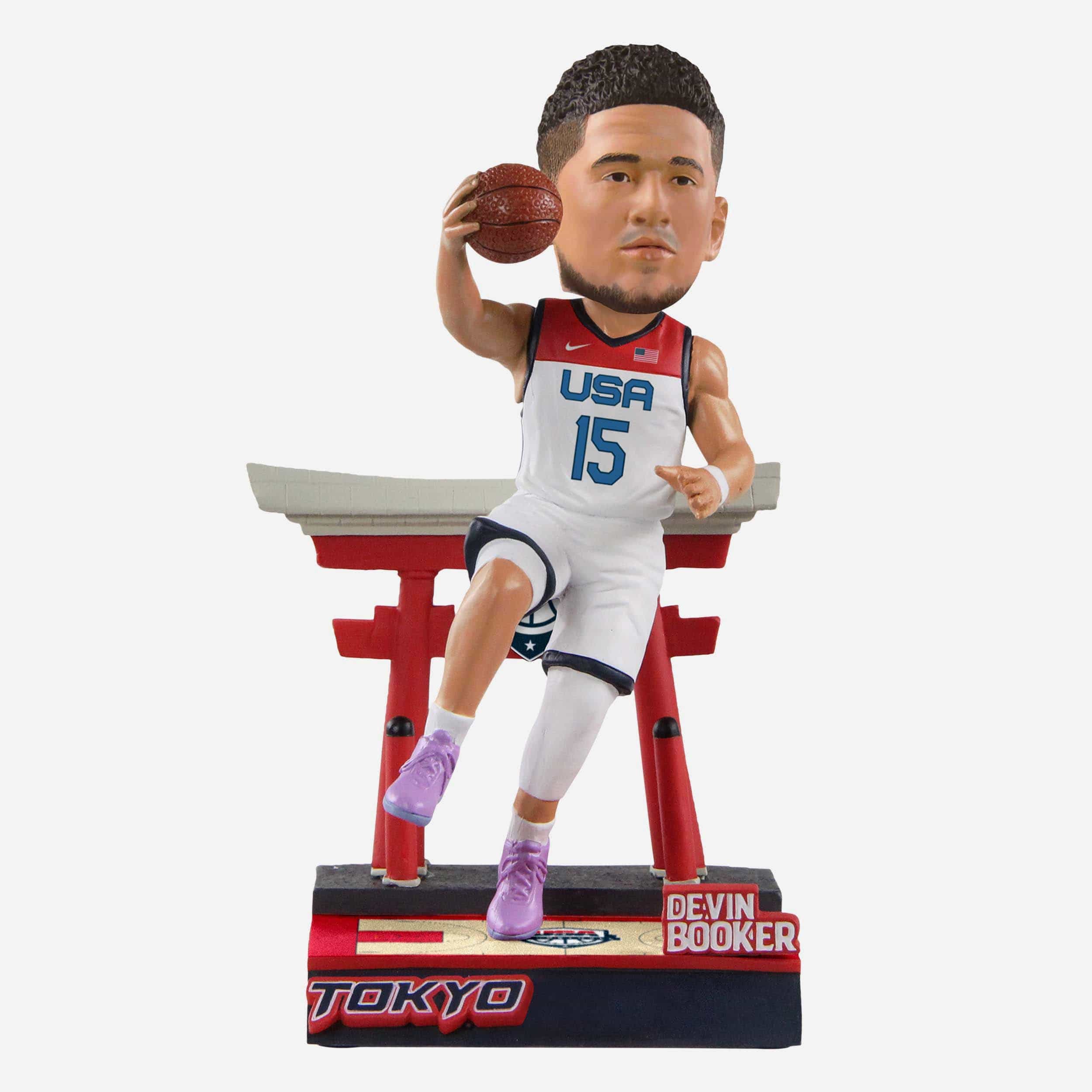 Devin Booker USA Basketball Mens National Team Tokyo Bobblehead FOCO
