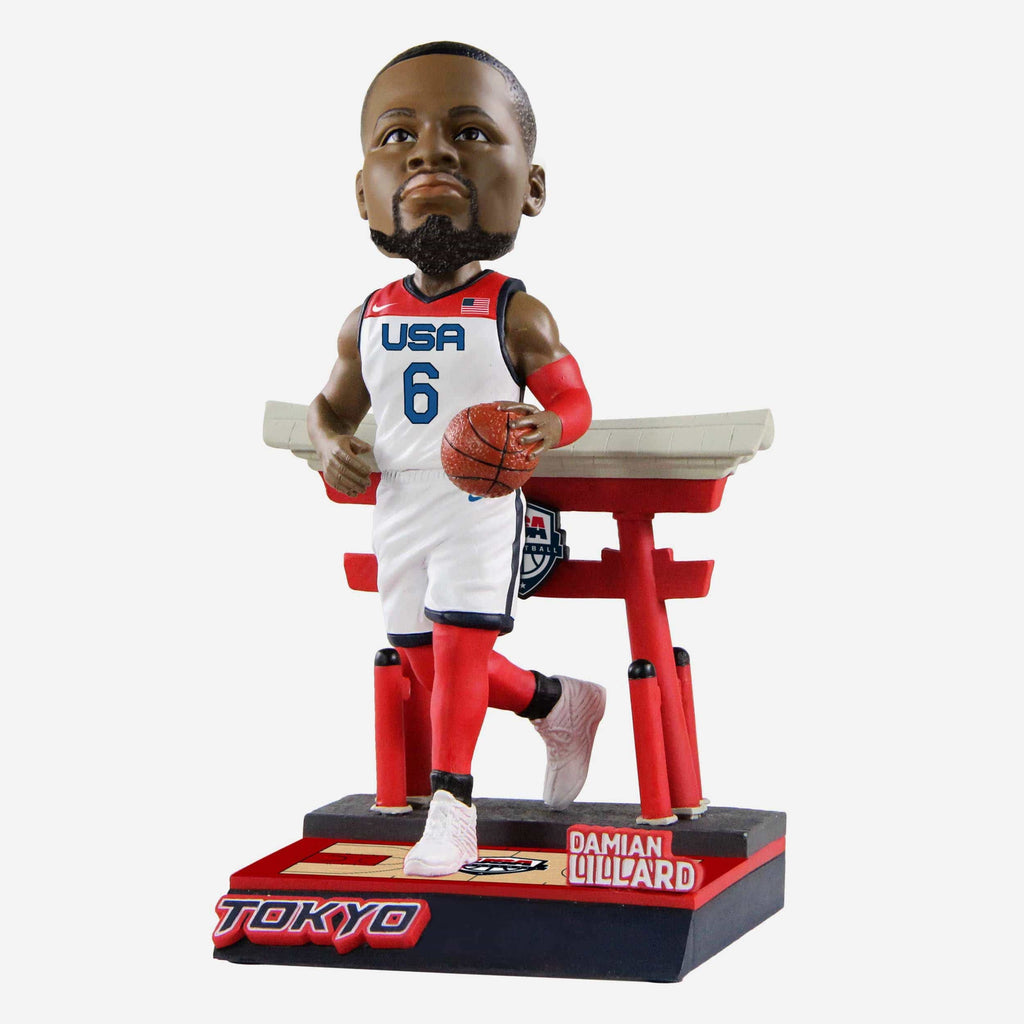 Damian Lillard USA Basketball Mens National Team Tokyo Bobblehead FOCO - FOCO.com