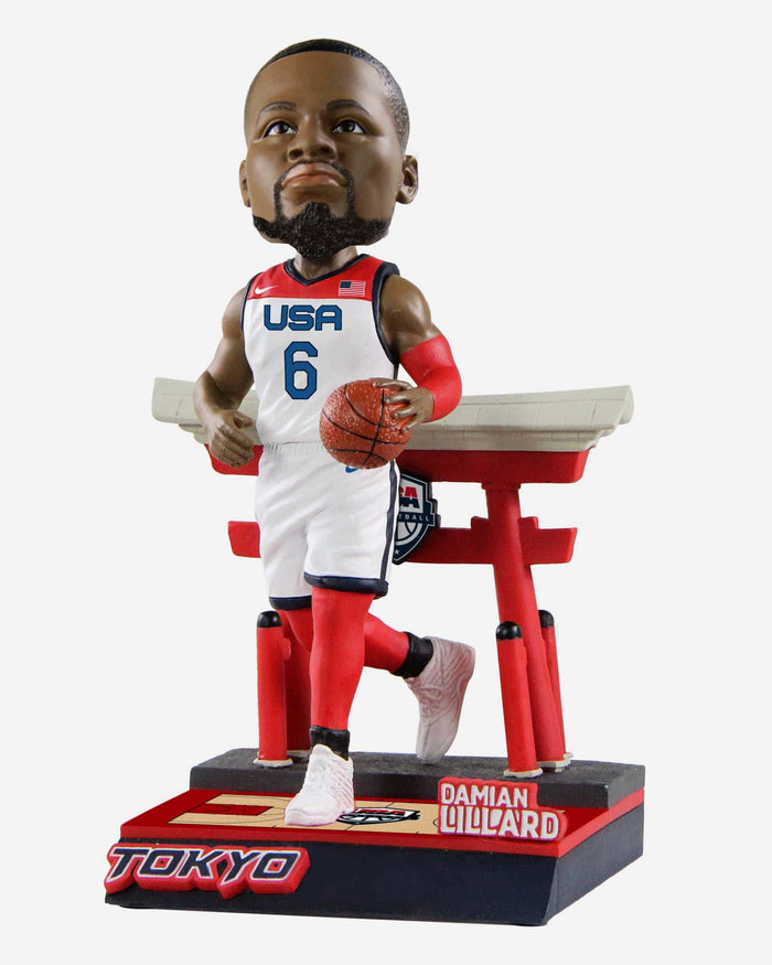 Damian Lillard USA Basketball Mens National Team Tokyo Bobblehead FOCO - FOCO.com