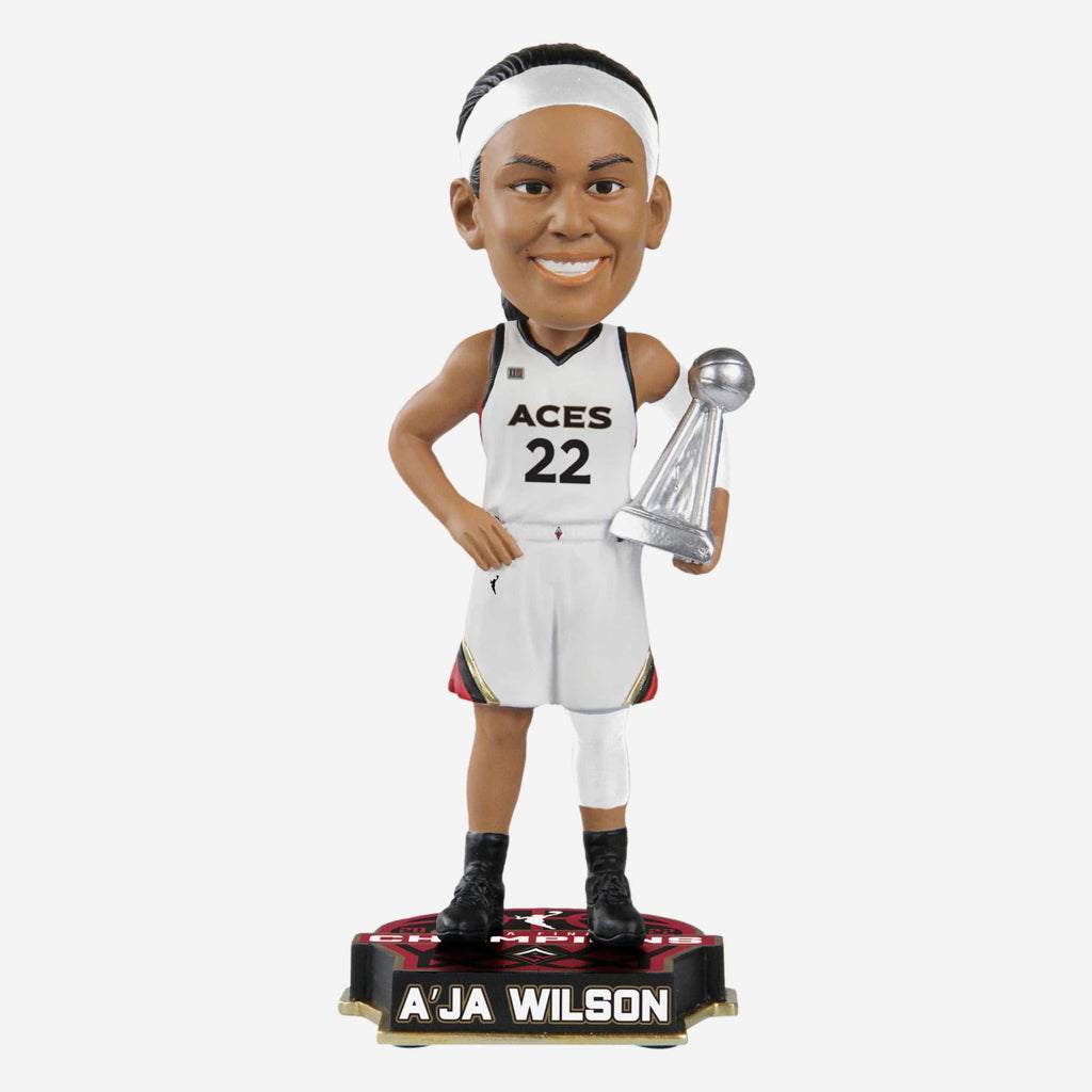 A'ja Wilson Las Vegas Aces 2022 WNBA Champions Bobblehead FOCO - FOCO.com