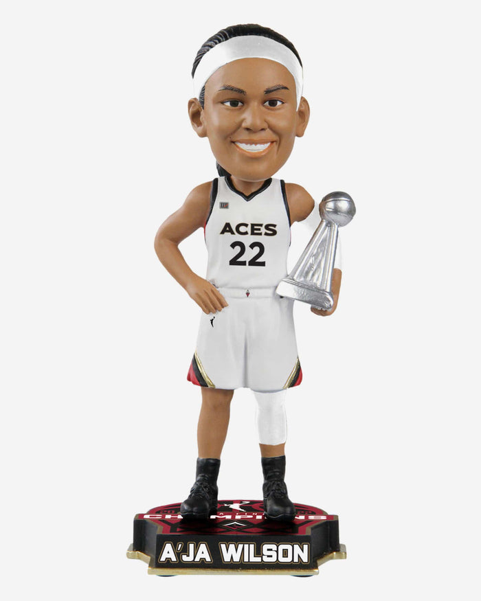 A'ja Wilson Las Vegas Aces 2022 WNBA Champions Bobblehead FOCO - FOCO.com