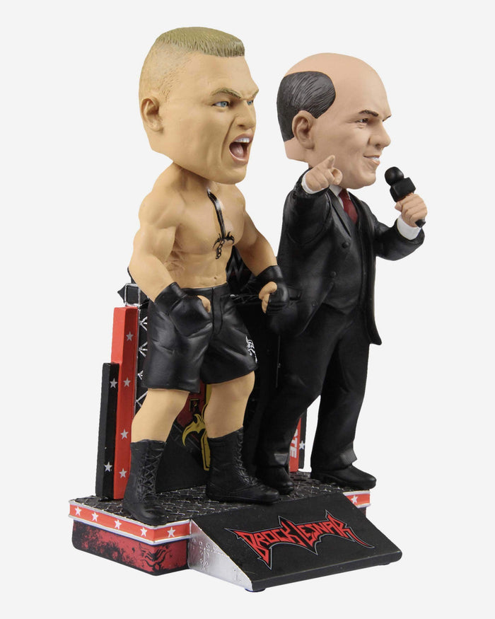 Brock Lesnar & Paul Heyman WWE Dual Bobblehead FOCO - FOCO.com