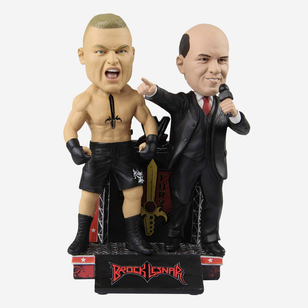Brock Lesnar & Paul Heyman WWE Dual Bobblehead FOCO - FOCO.com