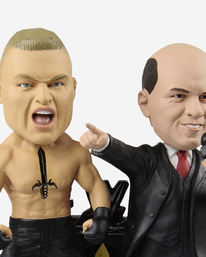 Brock Lesnar & Paul Heyman WWE Dual Bobblehead FOCO - FOCO.com