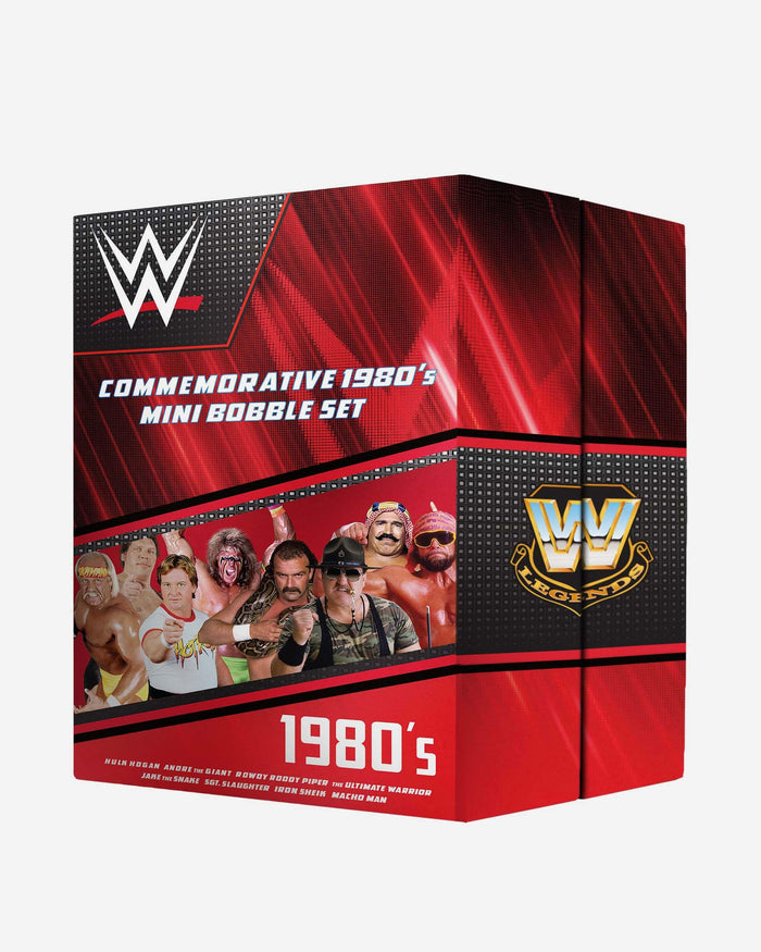 WWE Commemorative 1980s Mini Bobblehead Boxed Set FOCO - FOCO.com