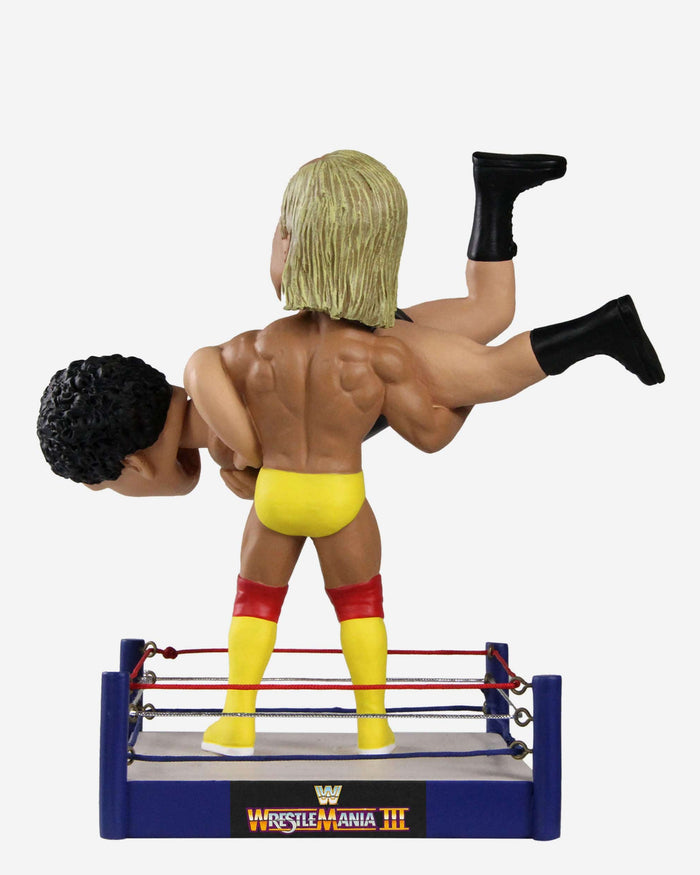 Hulk Hogan vs Andre the Giant WWE WrestleMania Moment Dual Bobblehead FOCO - FOCO.com