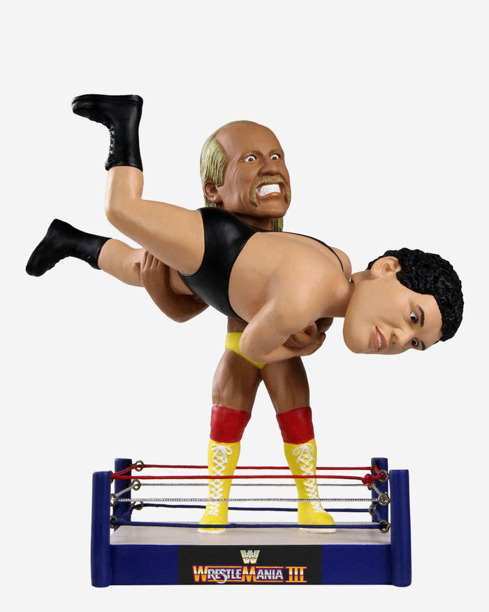 Hulk Hogan vs Andre the Giant WWE WrestleMania Moment Dual Bobblehead FOCO - FOCO.com